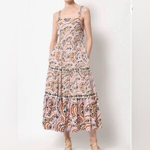 Omika Monroe midi dress size M